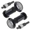 Solid Brass 2pcs 16mm Door Peephole HD Lens Privacy Cover Includes 2 HSS Drill Bits Universal 35-60mm Door