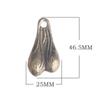 Solid Brass Men'S Testicle Pendant Keychain Car Keychain Diy Accessories