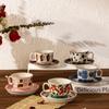 Medium Style Coffee Cup Hand Painted Niche Afternoon Tea Cup Exquisite High Value Mug High-end Coffee Cup