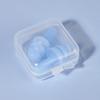 1 Pair Reusable Silicone Ear Plugs Waterproof Noise Reducing and Sound Blocking Earplug with Box