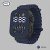 Electronic Watch Hollow Week Digital Sports Student LED Electronic Watch Couple Hollow Color Screen Watch Week Square Electronic Watch