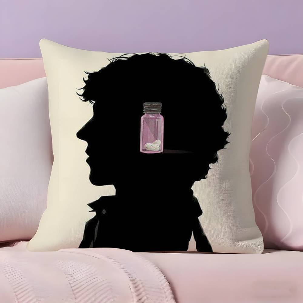 Classic TV S-Sherlock H-Holmes Pillow Case Ultra Soft Skin Friendly Fabric Cloud Like Comfort & Concealed Zipper
