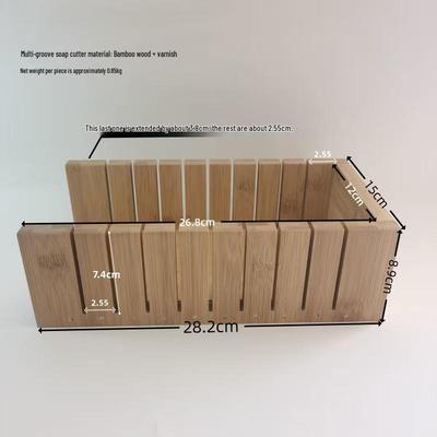 Multi-Functional Bamboo Bread Storage and Slicing Box
