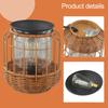 Lantern Led Light Warm White Lamp Outdoor Sensor Garden Lights Waterproof Patio Yard Decoraiton Hanging For/outdoor Hollow
