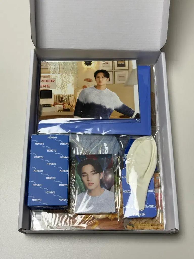 SEVENTEEN Mingyu Birthday Box 3ver. Full set Used