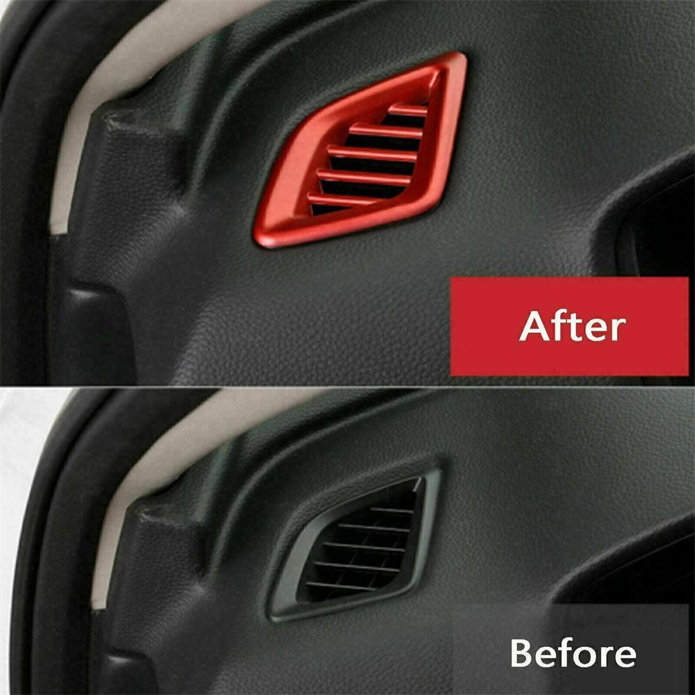 Interior Dashboard Air Vent AC Outlet Covers Trim Red For Honda Accord 2018-2022