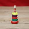 Miniature Japanese Traditional Wooden Wanage Toy (7cm H x 3cm W x 3cm D) Set of 10 for Commercial Use