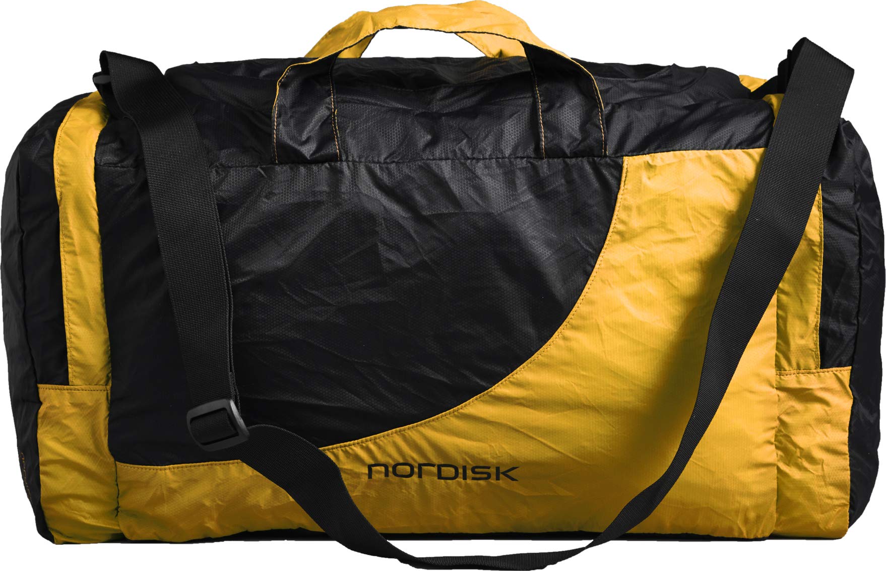 

Карманная дорожная сумка NORDISK Billand 45 л желтая 133085 черная/горчичная