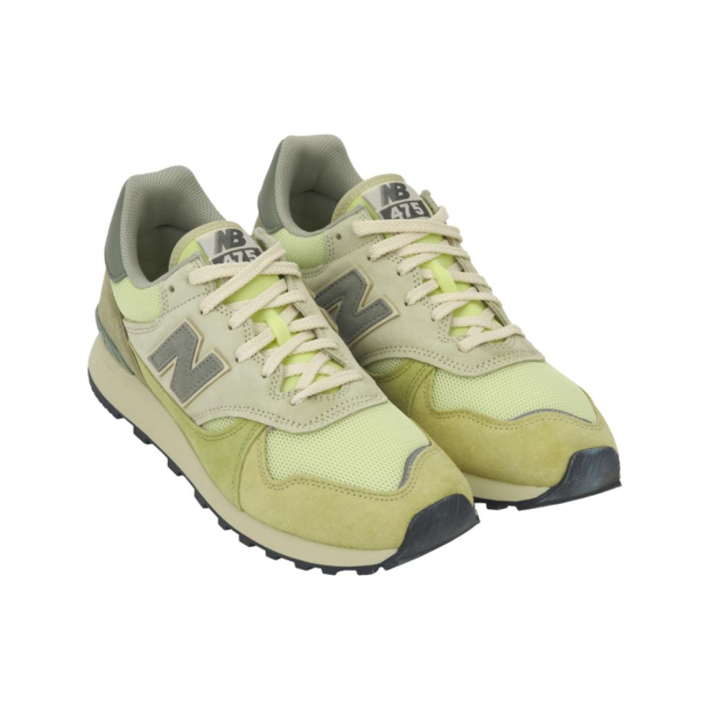 AURALEE x New Balance 475 Aloe Wash Beechnut Unisex Sneaker Yellow Lily-Pad U475AR