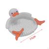 Absorbent Drinks Coaster Duck Shaped Woven for Apartment