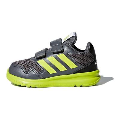 Altarun Cf I Velcro Non-Slip Durable Low-Top Walking Shoes Baby Shoes Gray Yellow CQ0025