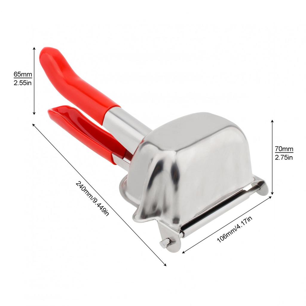 304 Stainless Steel Hand Press Squeeze Juice Extractor for Orange / Lime / Grapefruit with Dipped Plastic Handle