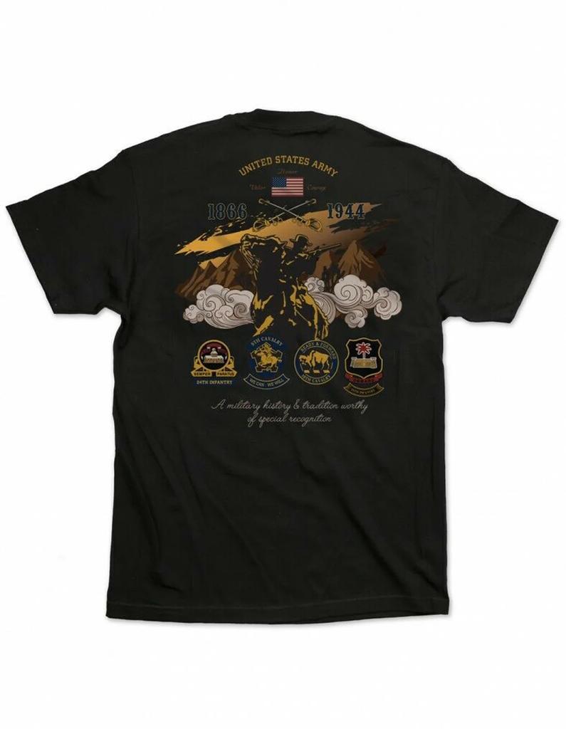 Buffalo Soldier US Army Cavalry T-Shirt 100% Cotton O-Neck Short Sleeve Summer Casual Mens T-shirt Size S-3XL
