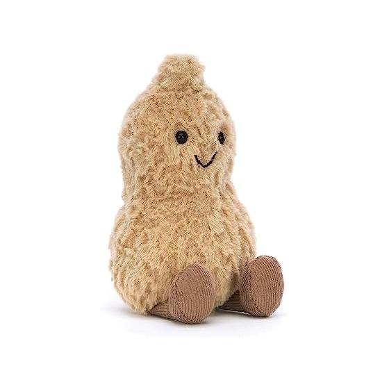 Jellycat Amuseables Peanut Stuffed Animal 6-Inch - Food Stuffed Animal - Fun Gift Idea