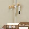 Handun Solid Wood Wall-Mounted Mop and Broom Holder