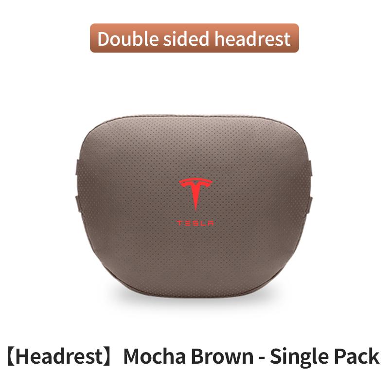 AMO1 For Tesla Model 3 Model Y Model S Model X Car Headrest Neck Support Seat Soft Neck Pillow Automobile Tesla Interior Accessories