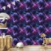 Watercolor Galaxy Wallpaper Navy Blue, Violet, Indigo and Blue 50x1000