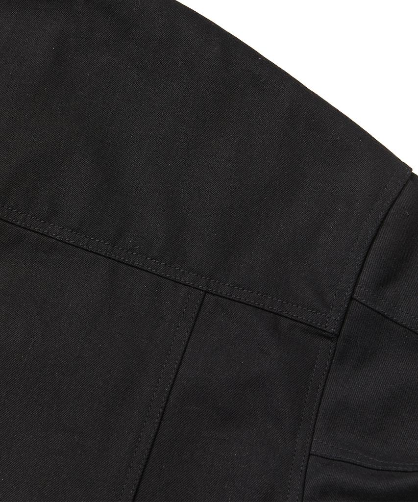Wmc Curved Denim Trucker_Black