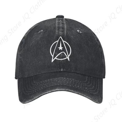 Gorra de Béisbol Custom Treks Star para Hombre Mujer Ajustable Unisex Algodón Serie de TV Ciencia Ficción Gorra de Papá Verano Gorras Snapback
