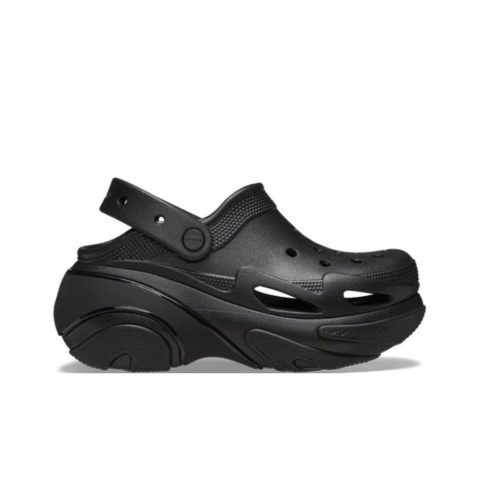 Crocs Zueco Bubble Crush Triple Negro Zapatillas Unisex 210061-0WC