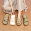 Summer Elegant and Sexy Height Increasing Casual Thick Soled Slippers Able   Comfortable Women's Shoes