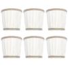 6Pcs Fabric Lampshade Modern Chandelier Table Lamp Cover for E14 Screw Home Accessory
