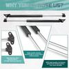 2Pcs Rear Tailgate Lift Supports Gas Shock Struts For 1999-03 Lexus RX300