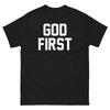 God First Faith Christian Religious T-shirt