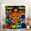 Game Sprunki Incredibox Blanket Soft and Skin Friendly For Couch Bed Napping Bedspread All Seasons Comforter