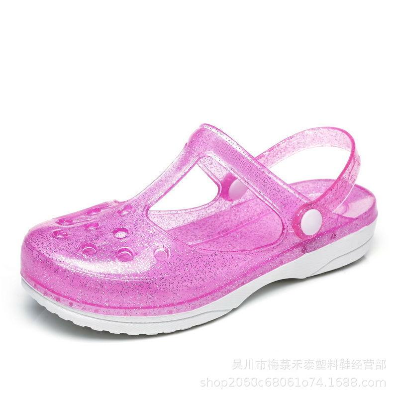 New Summer Hole Shoes Women's Sandals Jelly Shoes Women's Cool Slippers Nurse Shoes Garden Shoes