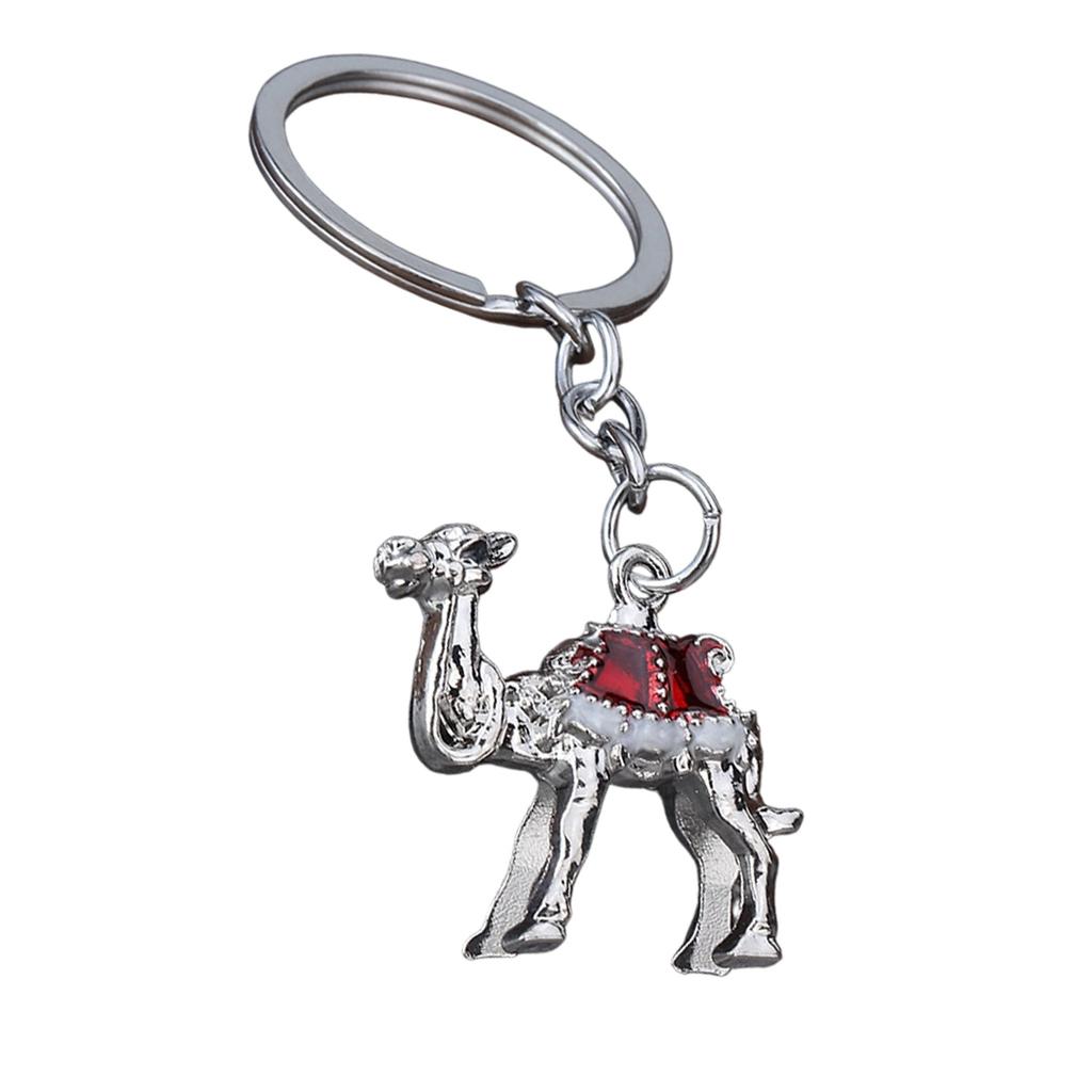 Porte-clés Sculpture de Chameaux de Haute Artisanat Construction en Alliage de Zinc Pour une Durabilité Améliorée et un Attrait Élégant