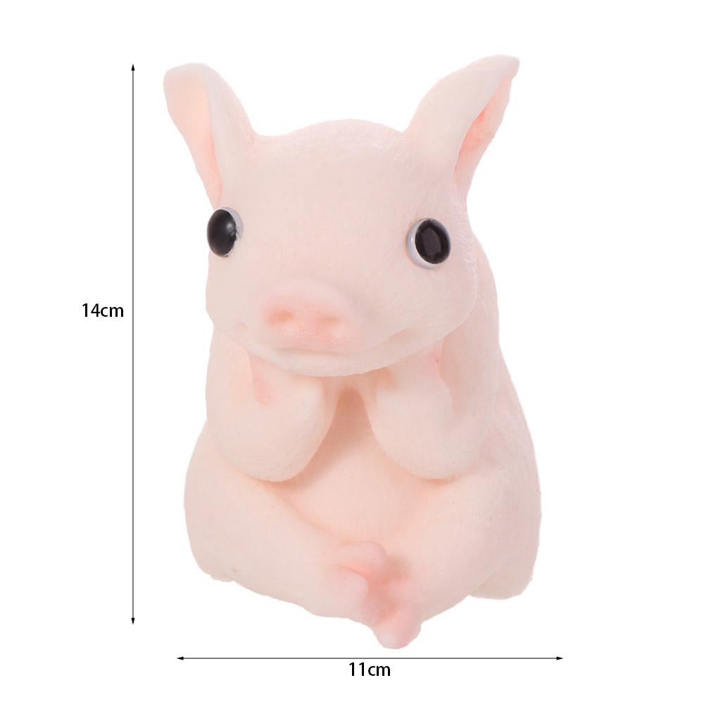 Slow Rebound Simulation Piggy Squeeze Toys Cartoon Big Piggy Fidget Toy  Adults