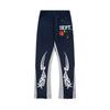 Cross-border Foreign Trade G D Splashing Ink Graffiti Casual Loose Trousers Splicing Couple Leggings Sweatpants Tide Men and Women the Same Style