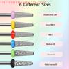 Manicure Tungsten Steel Grinding Head Polishing Removing Manicure Tools Corn Head Dead Skin Grinding Machine Accessories