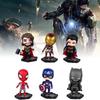 The Avengers 6pcs Justice League Character Pvc Toy Doll Model Gifts Christmas