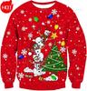 3D Printed Xmas Sweatshirts Mens Ugly Christmas Sweater Funny Fashion New In Sweaters Ugly Sweaters Christmas Jumper Men Clothes