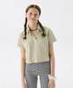Jun Jun Space Vol13. Crop Pk T-Shirts_Light Khaki