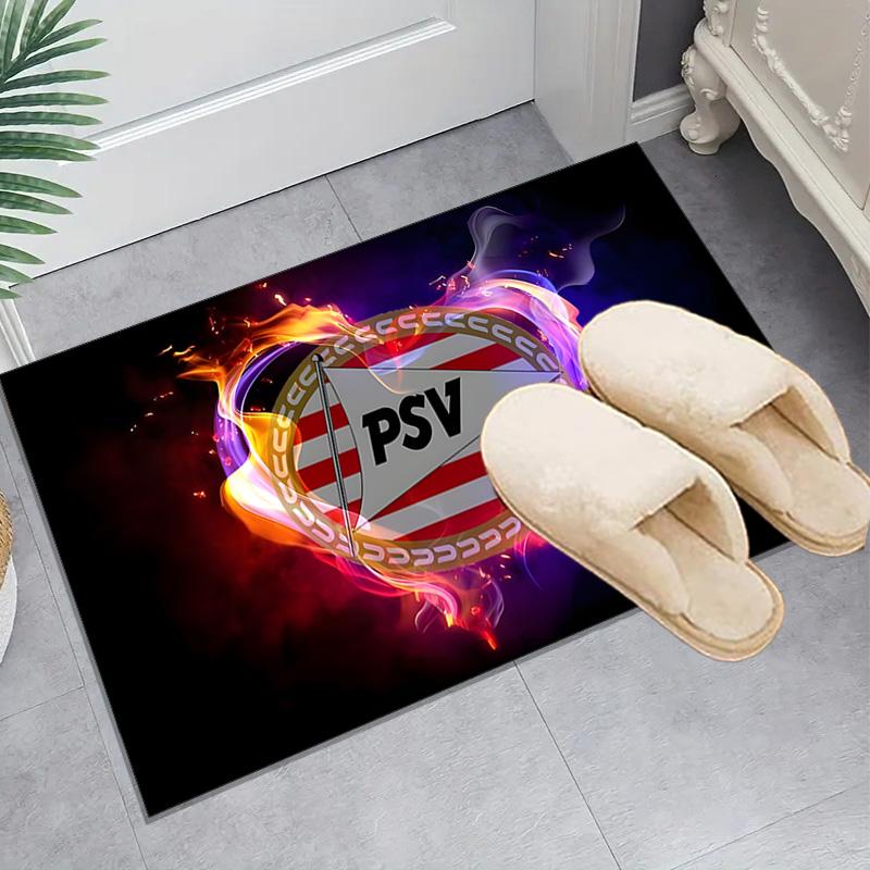 1PC Psv Sports Emblem Floor Mat for Living Room, Game Rooms, Office, Bedroom, Office Floor Mat Playful Design, Christmas fan gifts