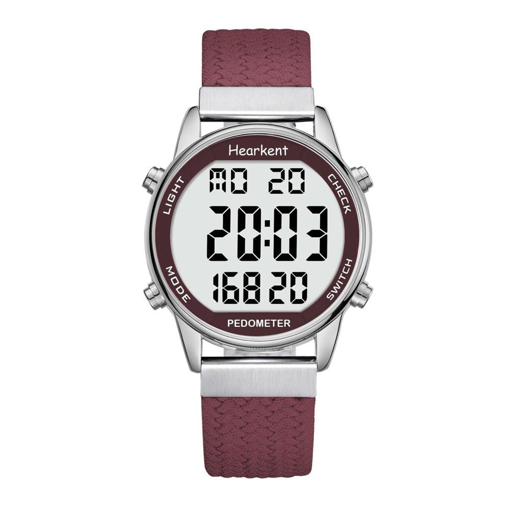 

Women s Pedometer Watch, Waterproof, Backlit, Steps, Mileage, Calories, Countdown, Stopwatch, Alarm, Hourly Reminder, Large Digital Display,