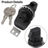 Locking Push Button Latch Marine Boat Lock Motorcycle Glove Box Lock