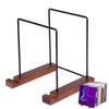 Modern Solid Wooden LP Album Deskop Rack Books Vinyl Record Storage Holder Large Capacity Display Stand Wooden Deskop Rack