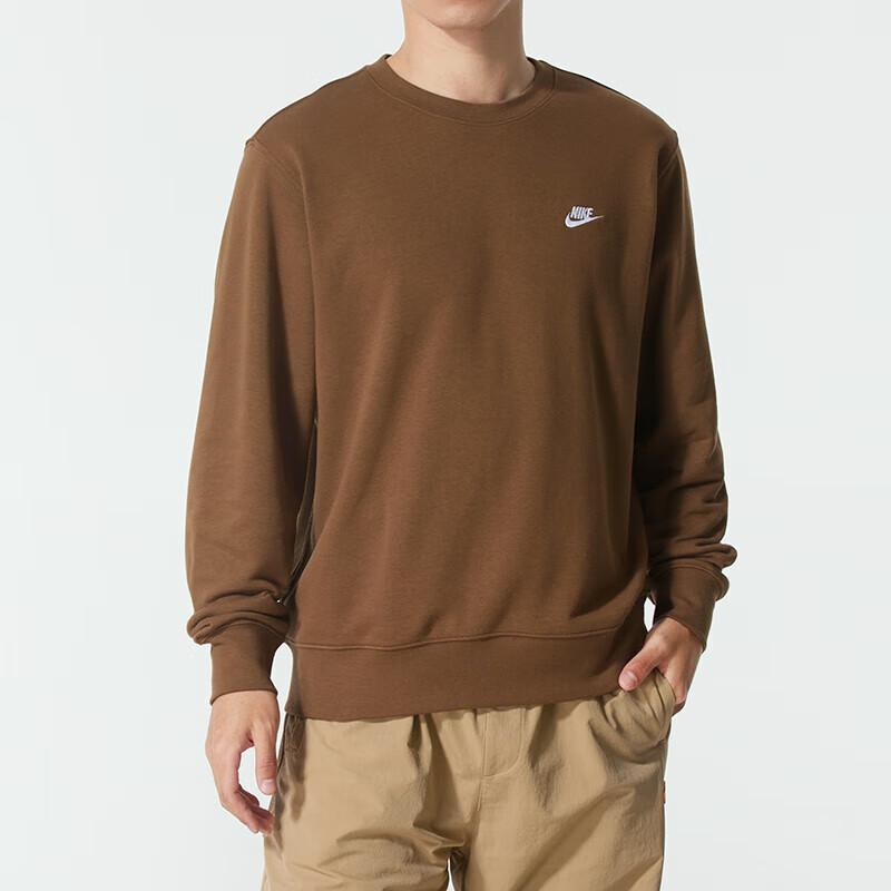 Nike Club Sweatshirt Men's 235 Brown FN3889-235