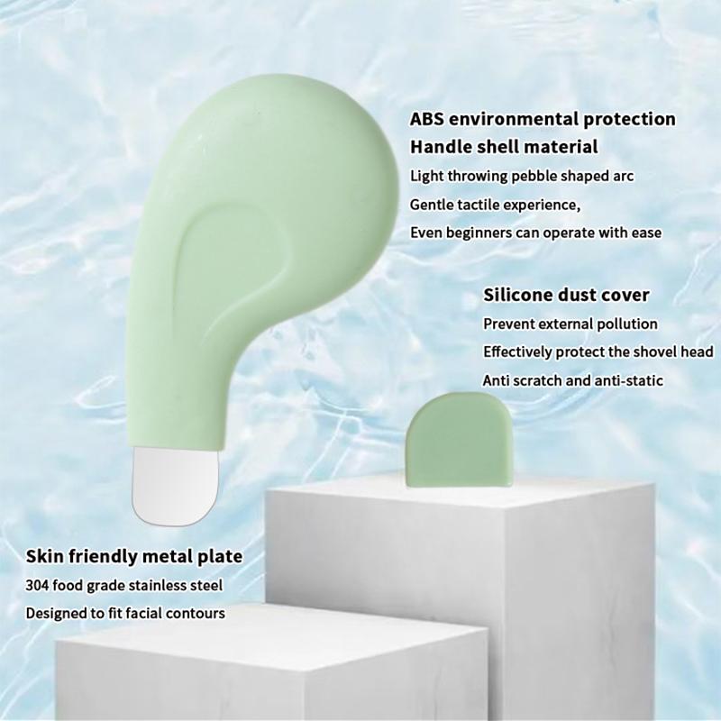 Facial Blackhead Removal Tool Stainless Steel Face Scraper For Deep Cleansing Face Spatula Nose Whitehead Remover Skin Care Tool