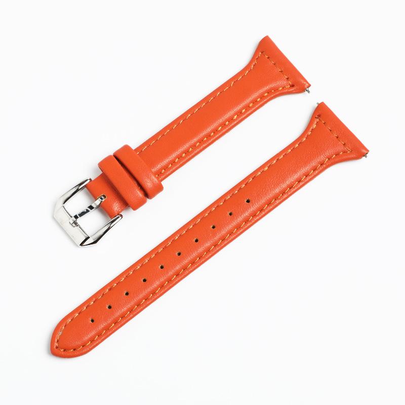 Suitable for Huawei Apple Universal Leather Strap Tide Brand 22mm Leather Strap Small Waist