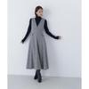 Beauty Tweedy Fringe Jumper Skirt [Natural Basic] [Brown/M]