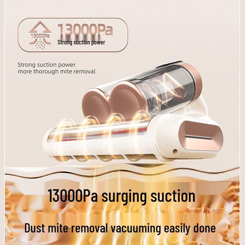 Ultrazvukový vysavač na roztoče s UV sterilizací a dvojitou nádobou na prach