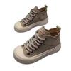 Hässlich süße Schuhe mit hoher Sohle und großem Kopf Damen Herbst 2025 neu retro weichsohlige Damenschuhe vielseitige Sport- und Freizeit-Board-Schuhe Damen
