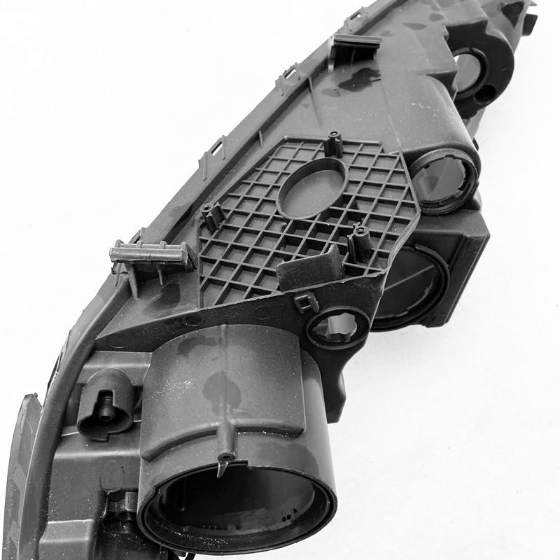 

Kia K5 09-12 Headlight Lower Black Plastic Shell Premium, Driver s Side (Left)