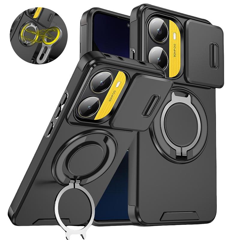 For Poco X7 Pro 5G Case Lens Protect Shockproof Armor Cover for Poko Little X7 X7 Pro X7pro Pocox7pro Car Magnetic Holder Funda