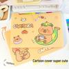 Capybara Accordion A4 Student File Bag - Large Capacity, Multi-Layer Document Organizer